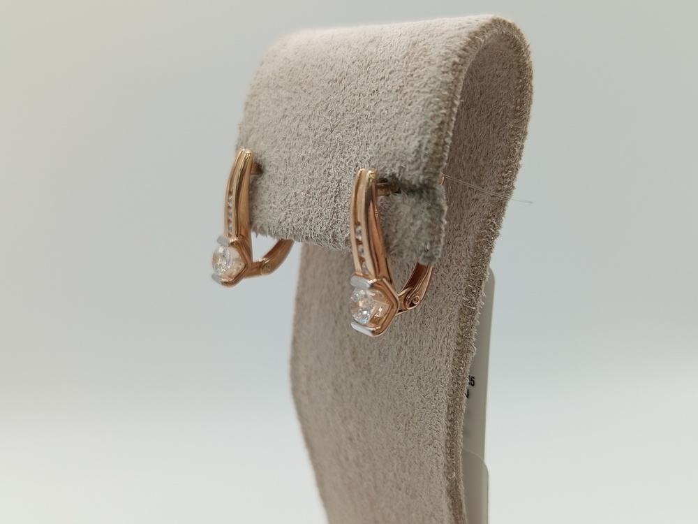 СЕРЬГИ С КАМНЯМИ (Au 585)