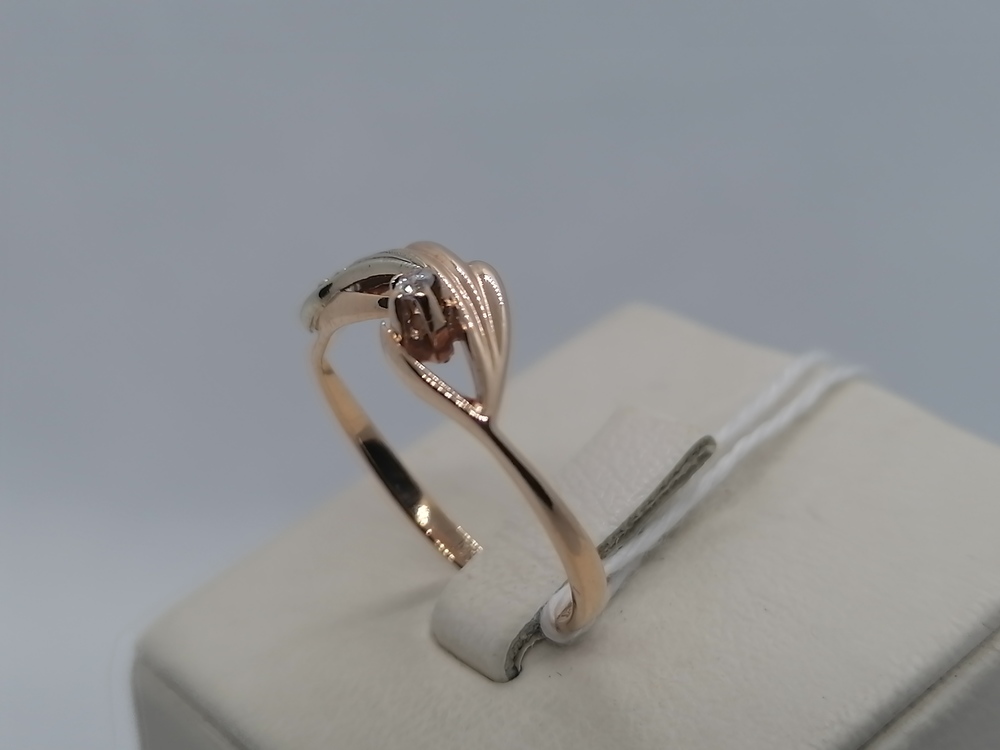 КОЛЬЦО С КАМНЯМИ (Au 585)