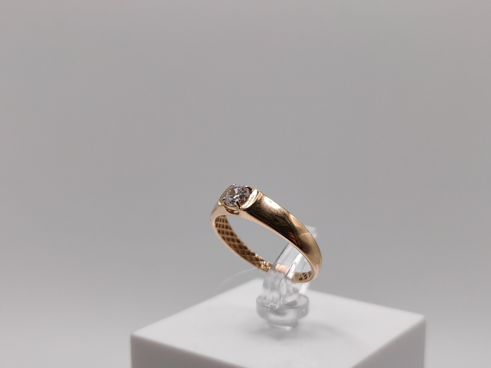 КОЛЬЦО С КАМНЕМ (Au 585)