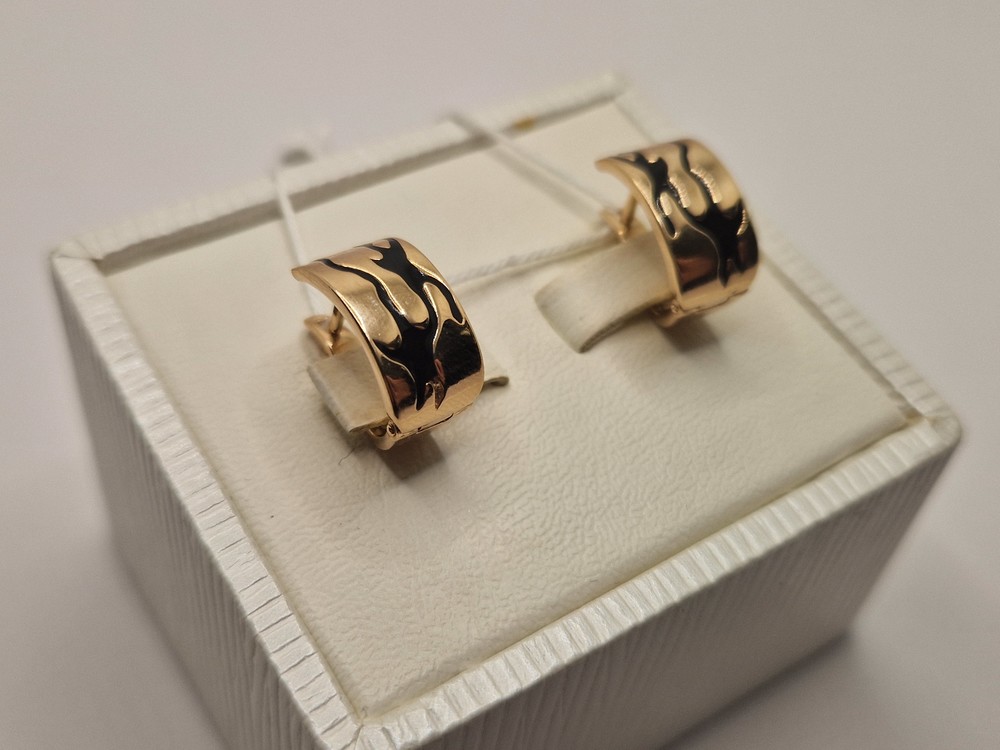 СЕРЬГИ С КАМНЕМ (Au 585)