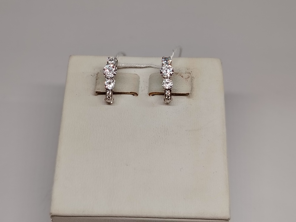 СКМИ585 СЕРЬГИ С КАМНЯМИ (Au 585)