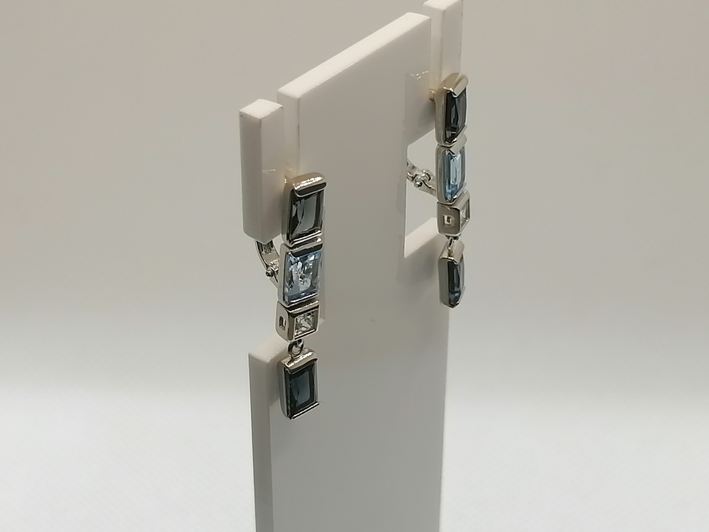 СЕРЬГИ С КАМНЯМИ (Au 585)