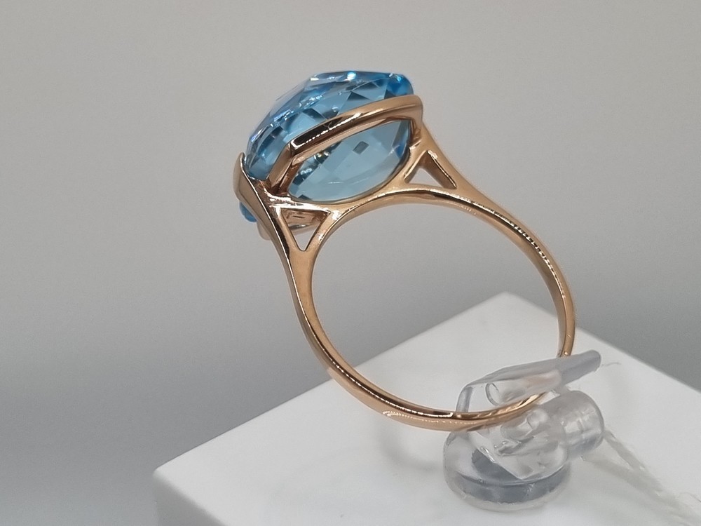 КОЛКМ585 КОЛЬЦО С КАМНЕМ (Au 585)