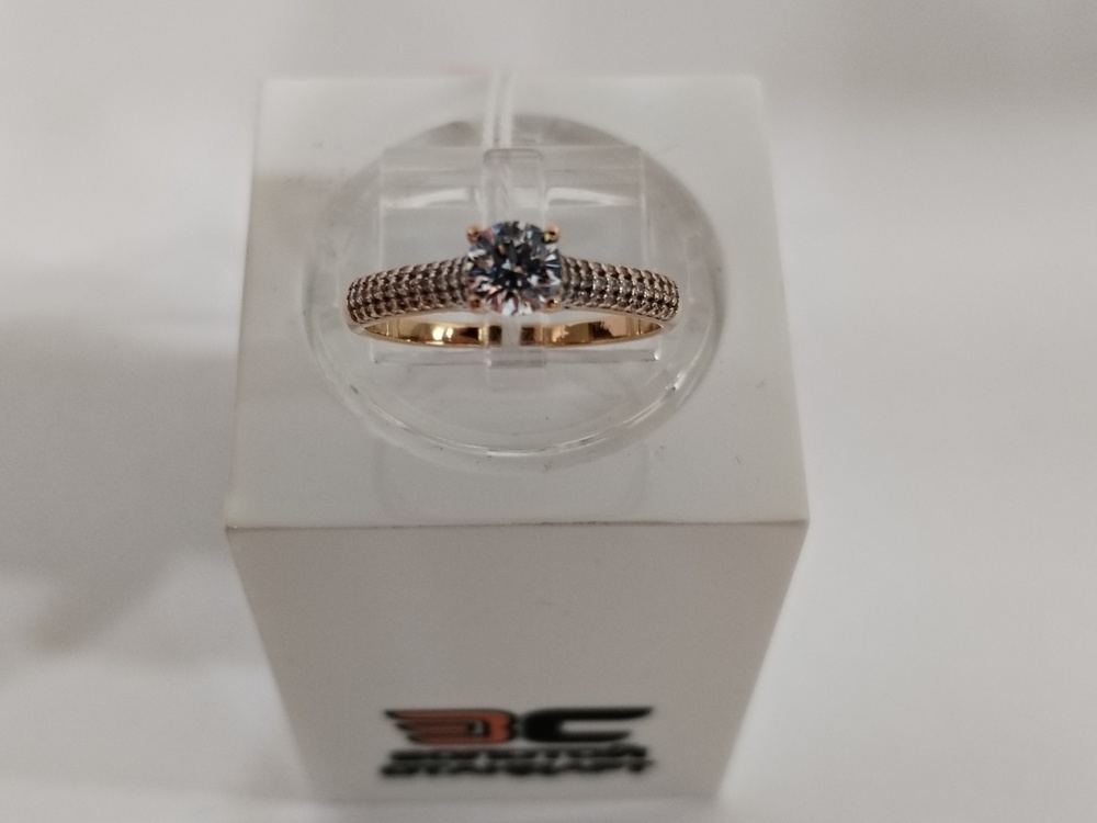 КОЛКМИ585 КОЛЬЦО С КАМНЯМИ (Au 585)
