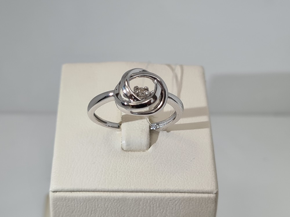 КОЛЬЦО БРИЛЛИАНТ (Ag 925)