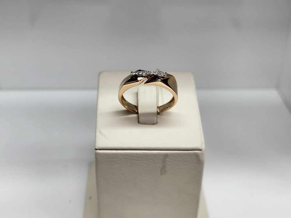 КОЛЬЦО С КАМНЯМИ (Au 585)