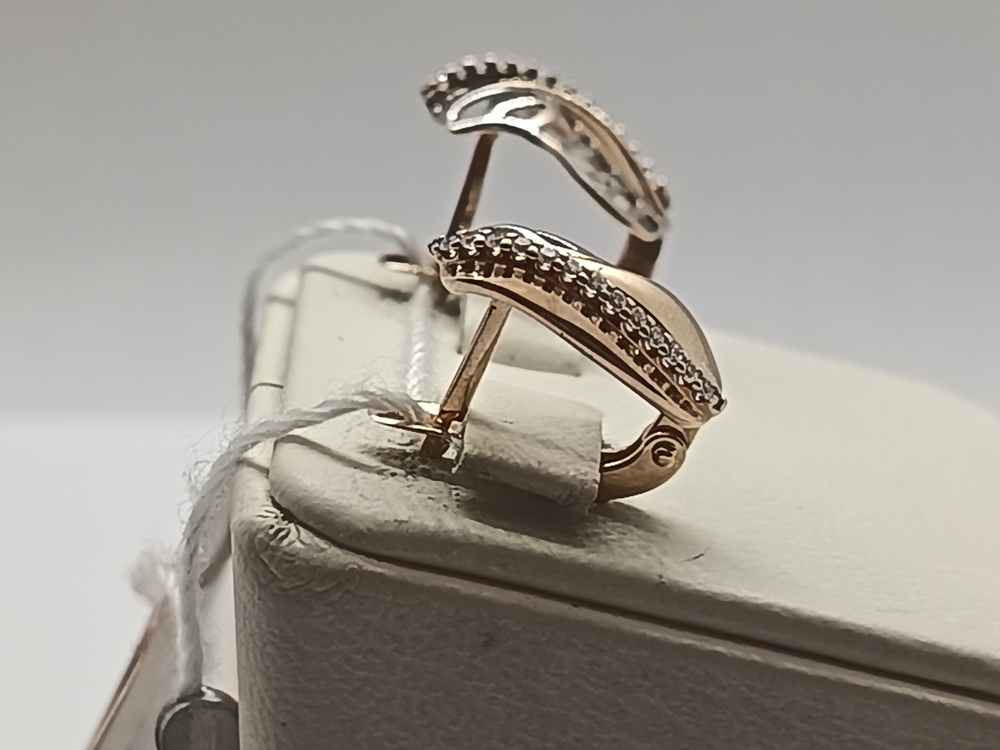 СЕРЬГИ С КАМНЯМИ (Au 585)