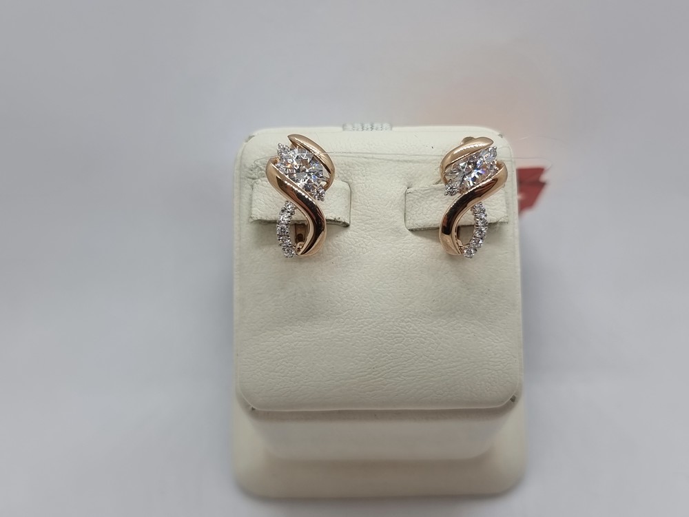 СЕРЬГИ С КАМНЯМИ (Au 585)