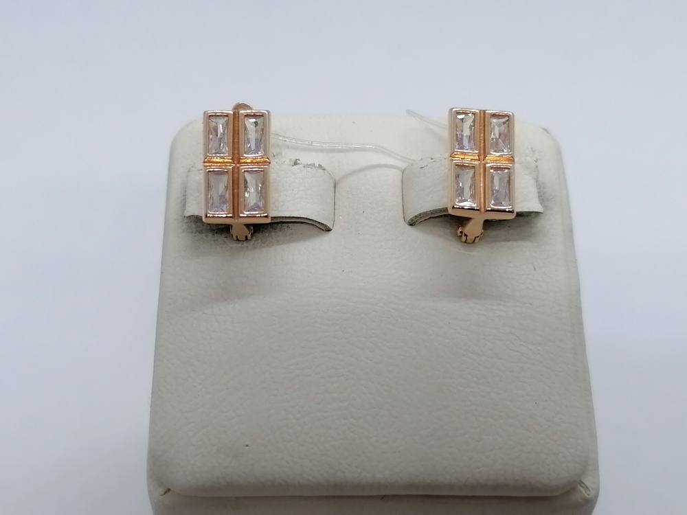 СЕРЬГИ С КАМНЯМИ (Au 585)