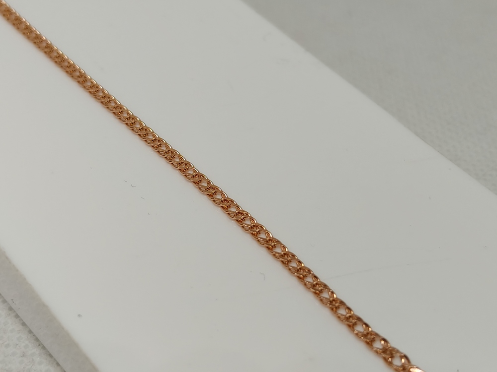 БРАСЛЕТ ПОЛНОВЕСНЫЙ Ромб двойной Au 585