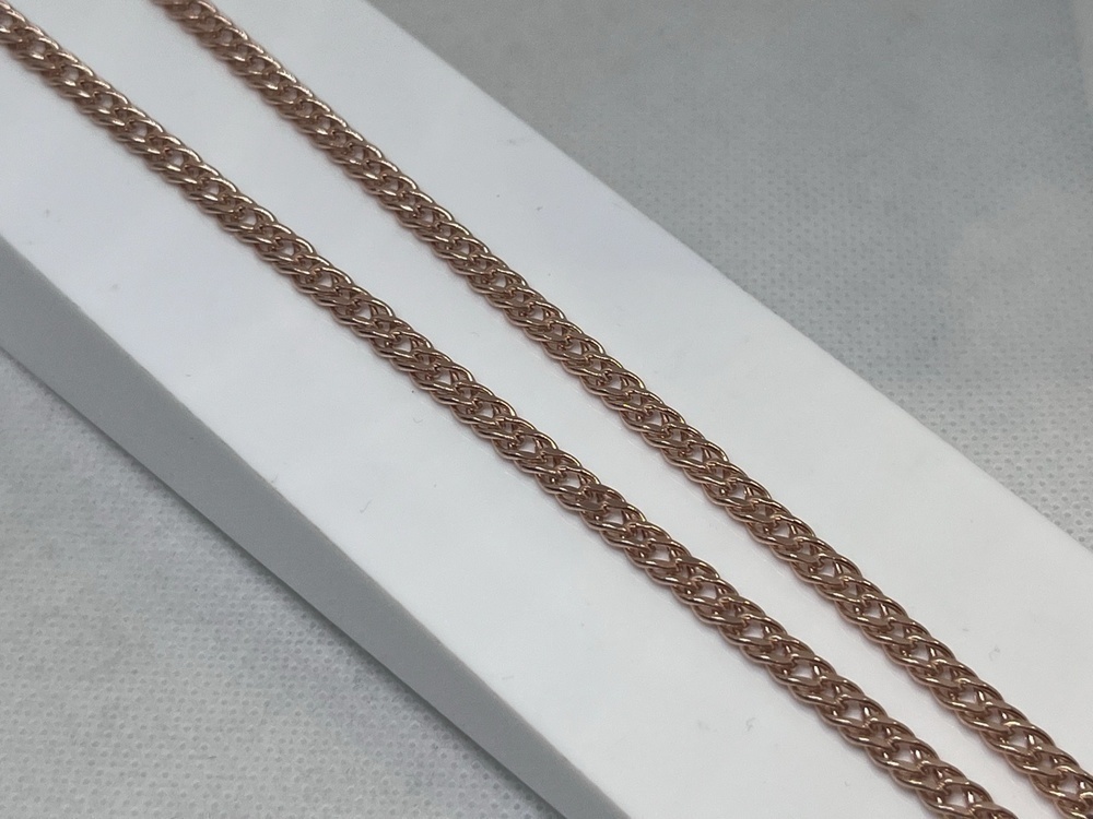 ЦЕПЬ ПУСТОТЕЛАЯ Ромб двойной (Au 585)