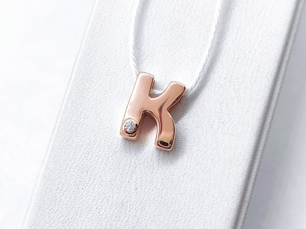 ПОДВЕСКА БУКВА К (Au 585)