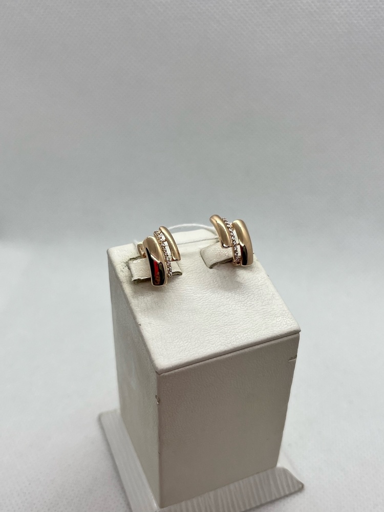 СЕРЬГИ С КАМНЯМИ (Au 585)