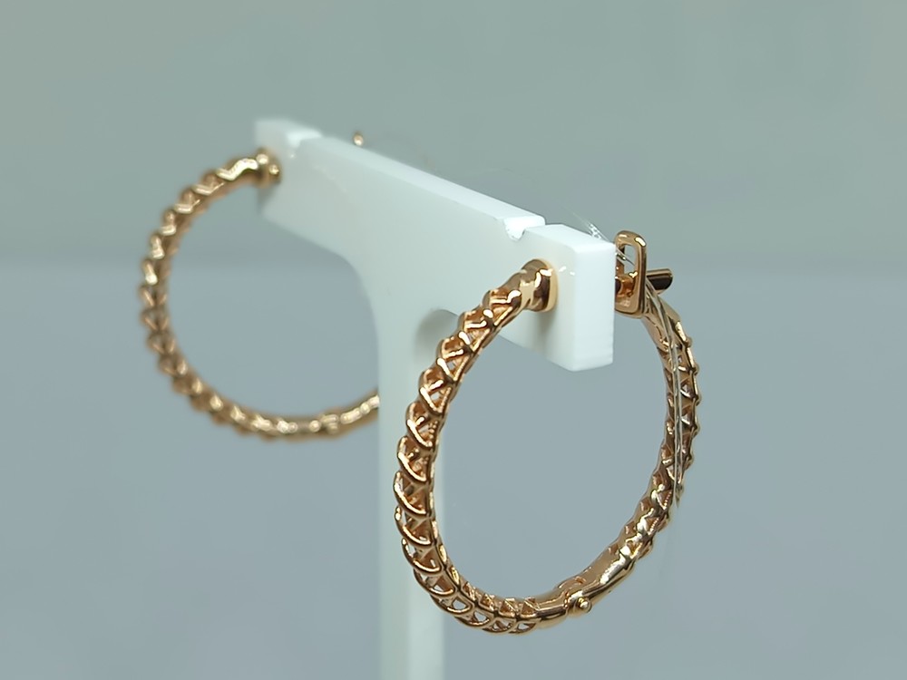 СЕРЬГИ КОНГО без камня (Au 585)