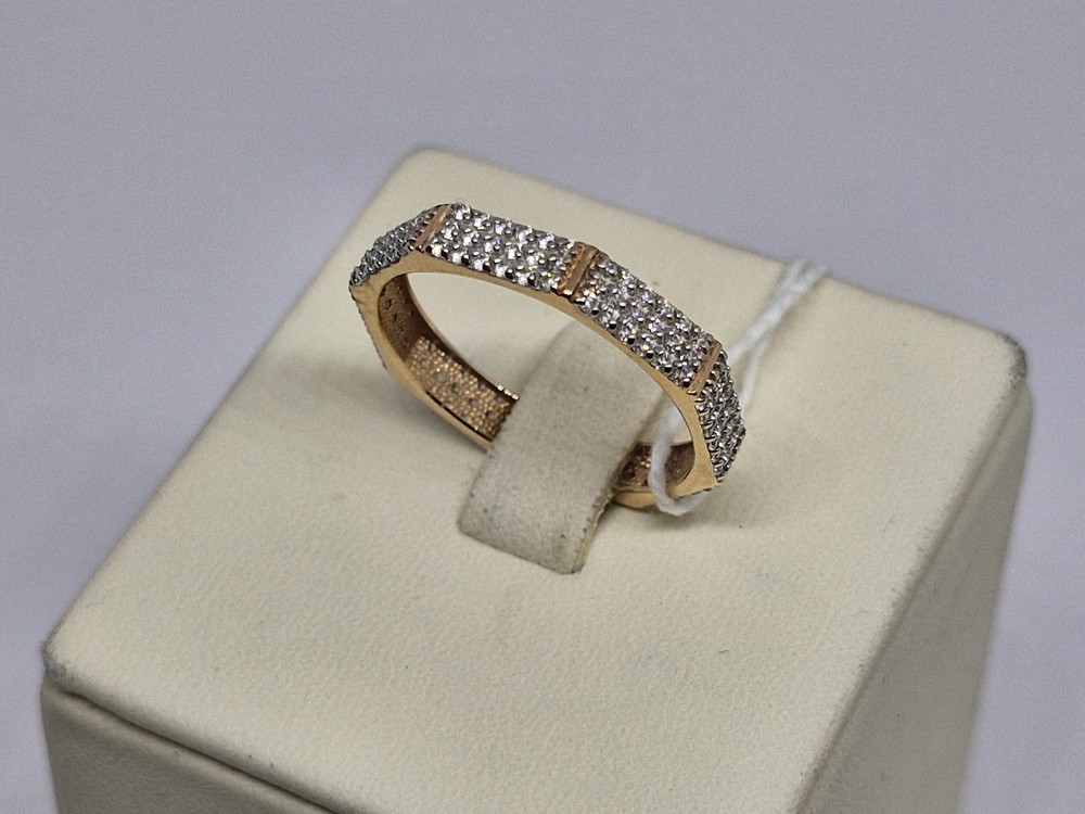 КОЛКМИ585 КОЛЬЦО С КАМНЯМИ (Au 585)