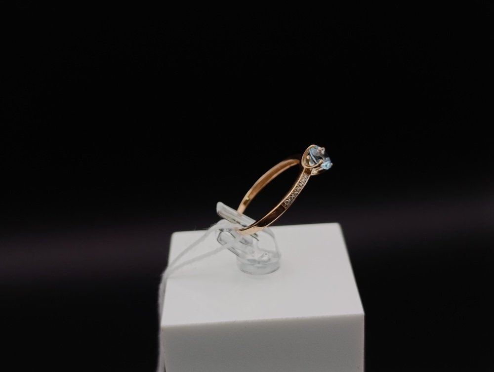 КОЛКМИ585 КОЛЬЦО С КАМНЯМИ (Au 585)