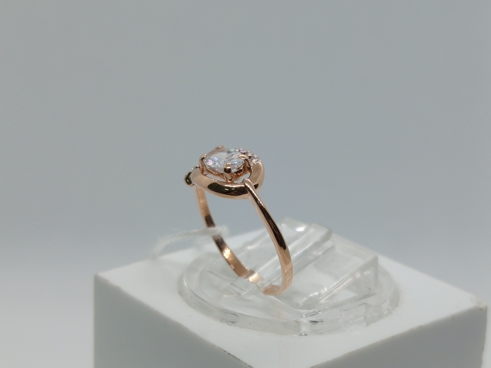 КОЛЬЦО С КАМНЯМИ (Au 585)