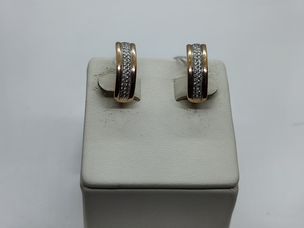 СЕРЬГИ С КАМНЯМИ (Au 585)