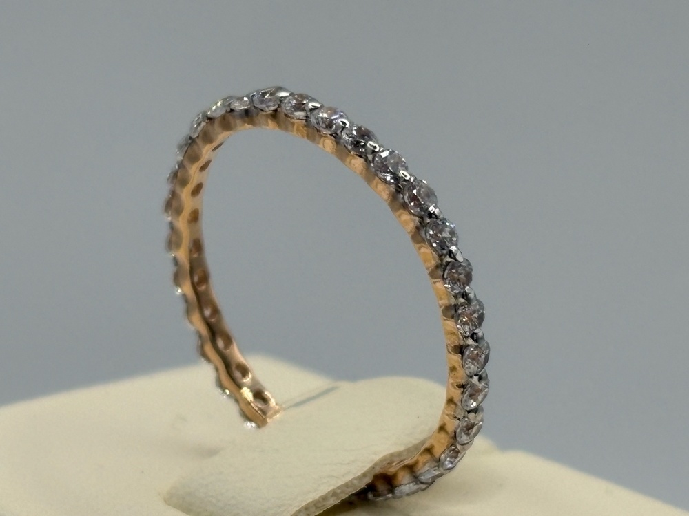 КОЛЬЦО С КАМНЯМИ (Au 585)