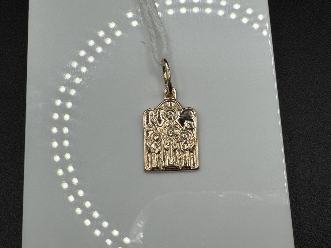 ПОДИБК585 ПОДВЕСКА ИКОНА БЕЗ КАМНЯ (Au 585)