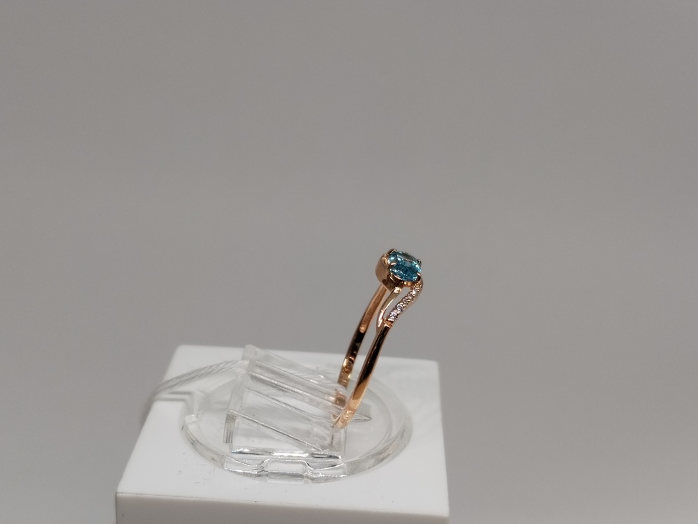 КОЛКМИ585 КОЛЬЦО С КАМНЯМИ (Au 585)