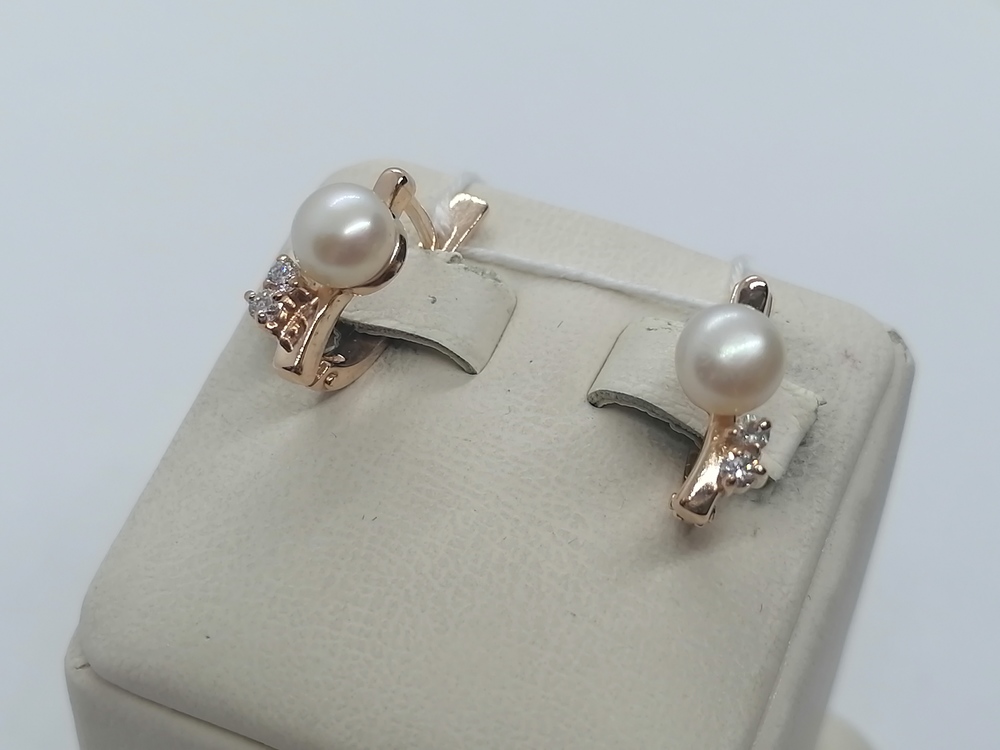 СЕРЬГИ С КАМНЯМИ (Au 585)