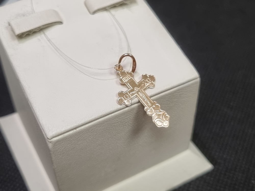 ПОДВЕСКА КРЕСТ (Au 585)