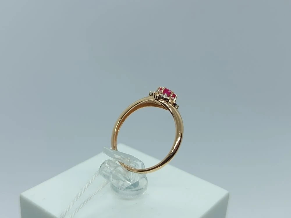 КОЛКМ585 КОЛЬЦО С КАМНЕМ (Au 585)