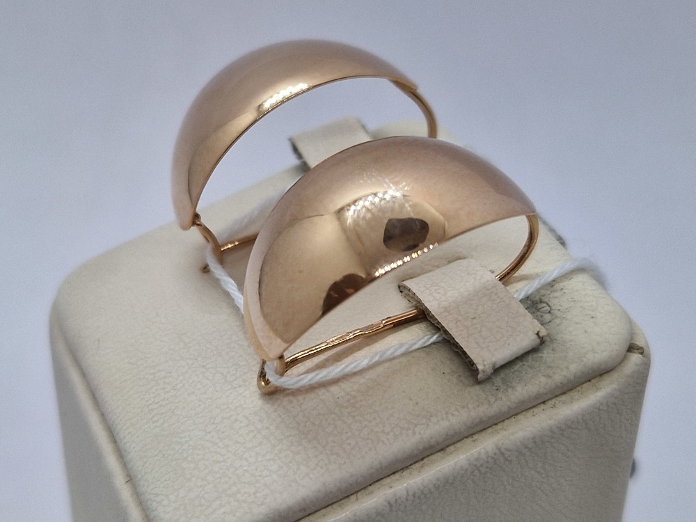 СЕРЬГИ БЕЗ КАМНЯ (Au 585)