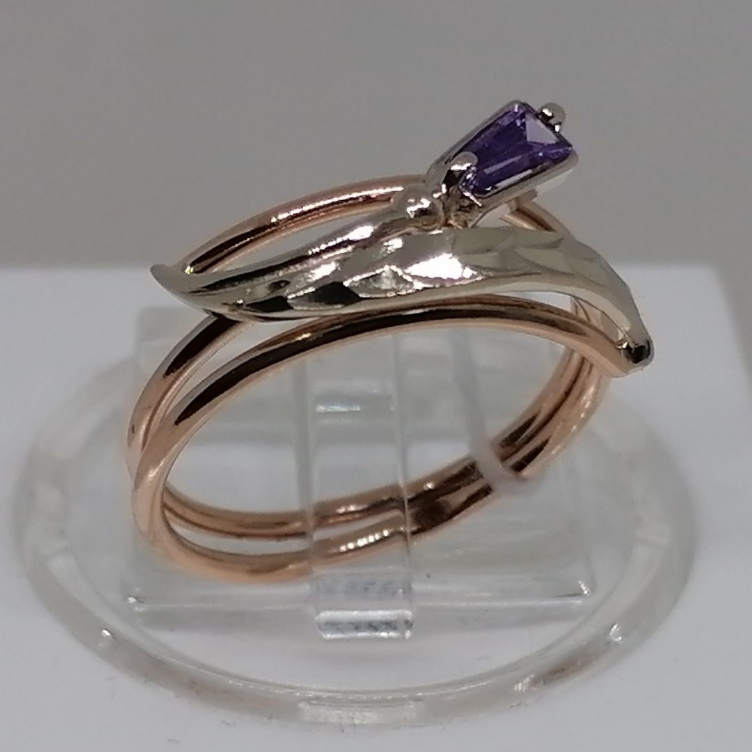 КОЛКМ585 КОЛЬЦО С КАМНЕМ (Au 585)