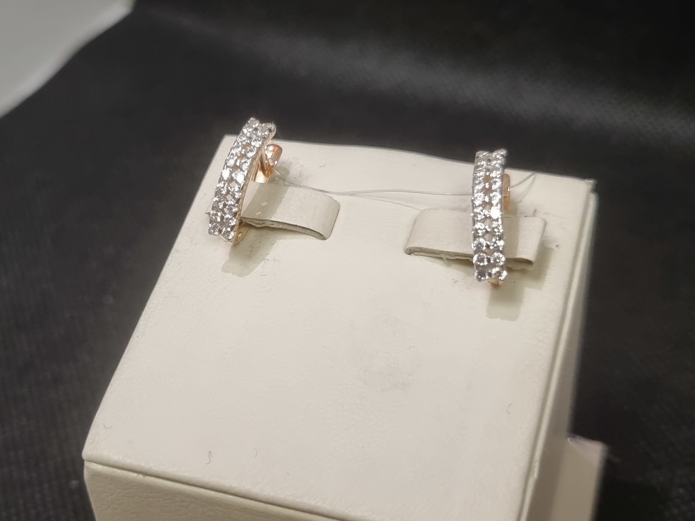 СЕРЬГИ С КАМНЯМИ (Au 585)