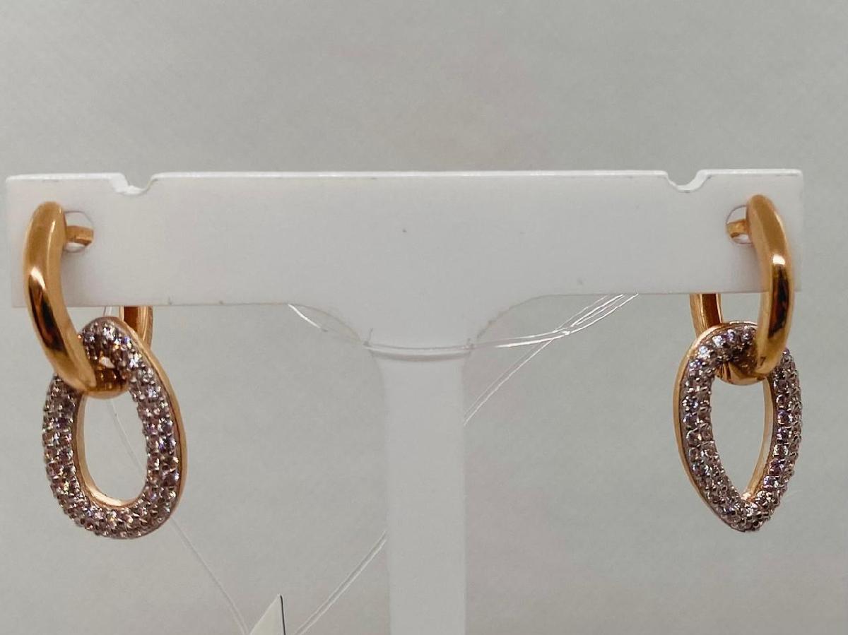 СЕРЬГИ С КАМНЯМИ (Au 585)