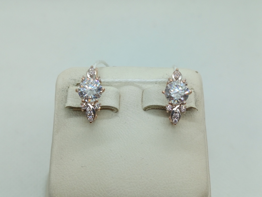 СЕРЬГИ С КАМНЯМИ (Au 585)