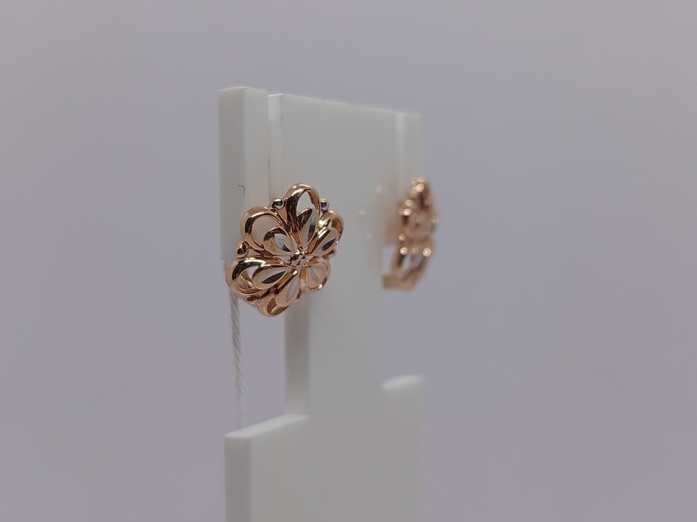 СЕРЬГИ БЕЗ КАМНЯ (Au 585)