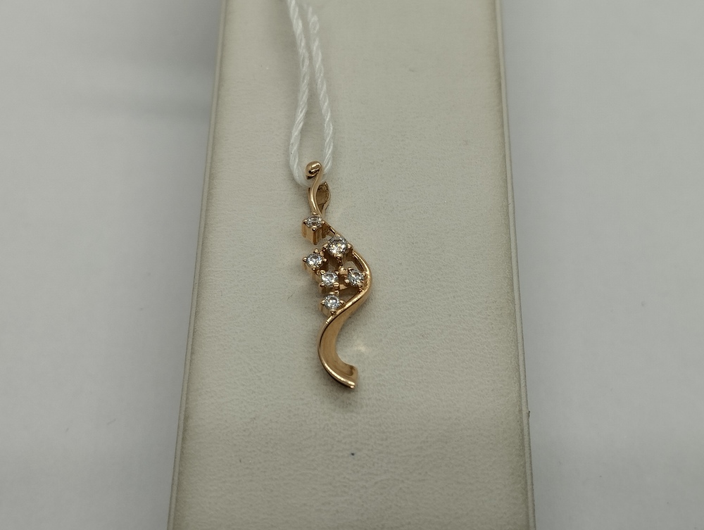 ПОДВЕСКА С КАМНЯМИ (Au 585)