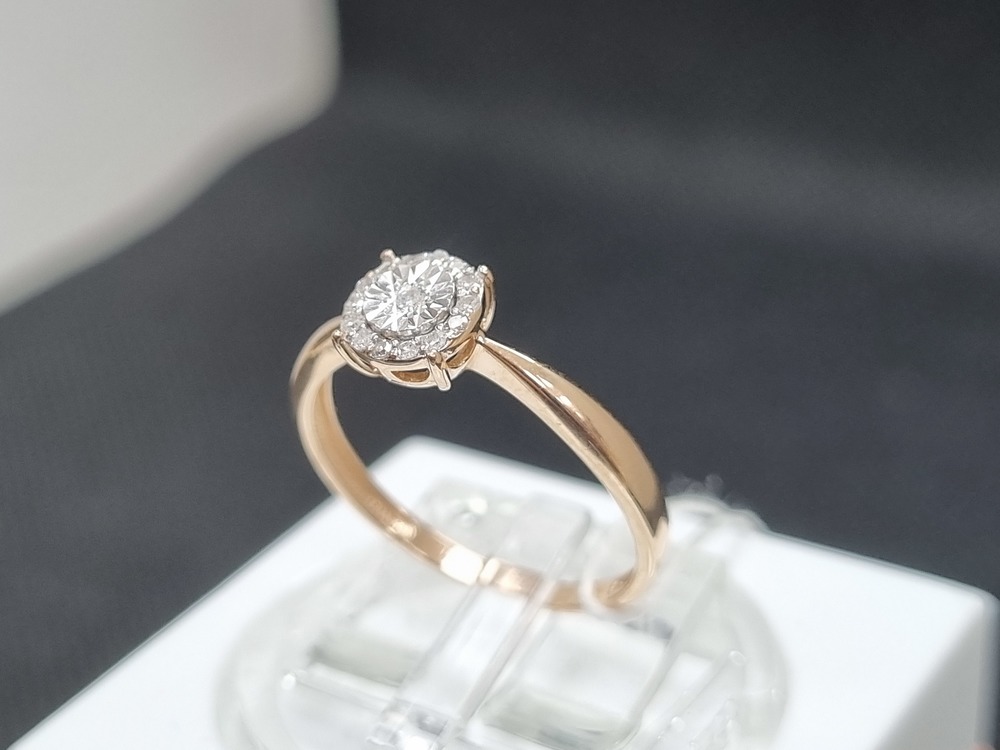 КОЛЬЦО БРИЛЛИАНТ Au 585