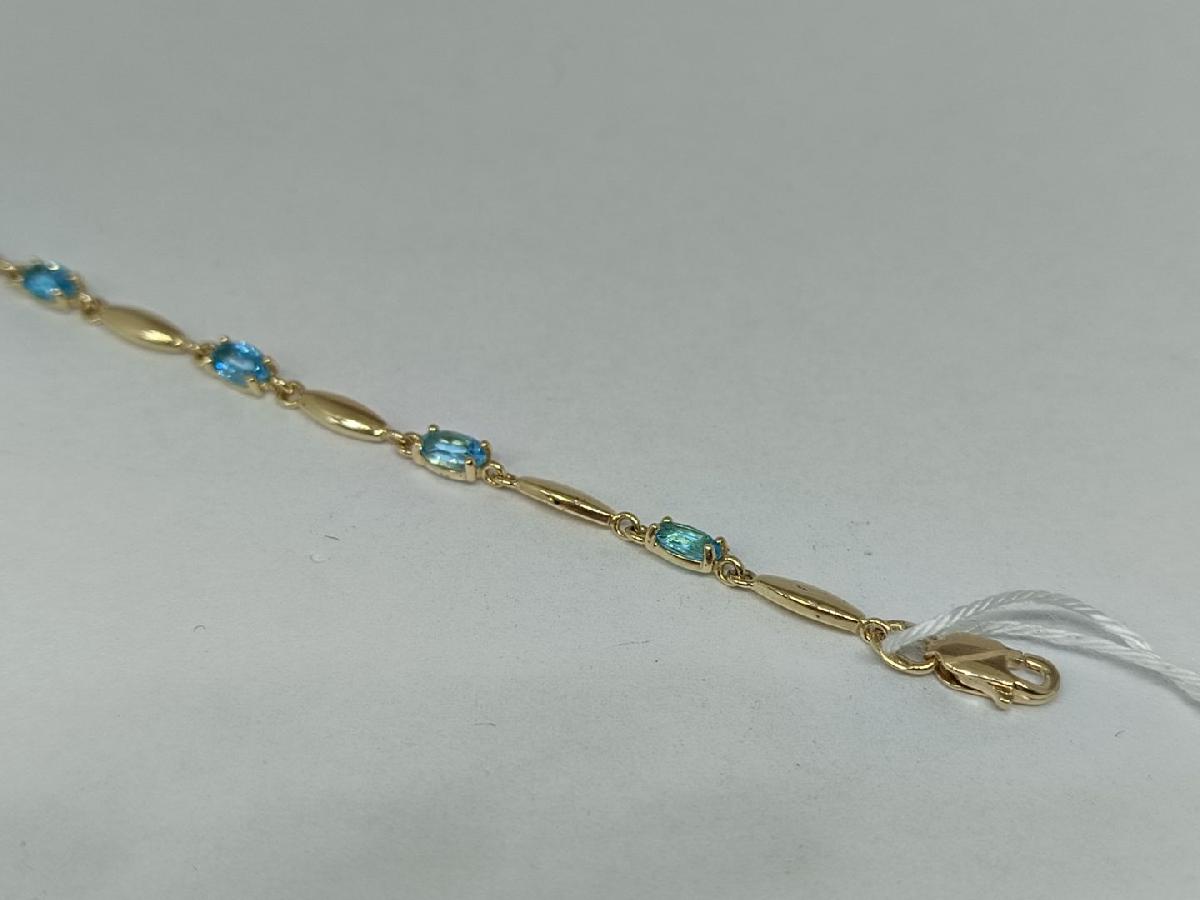 БРАСЛЕТ С КАМНЯМИ (Au 585)