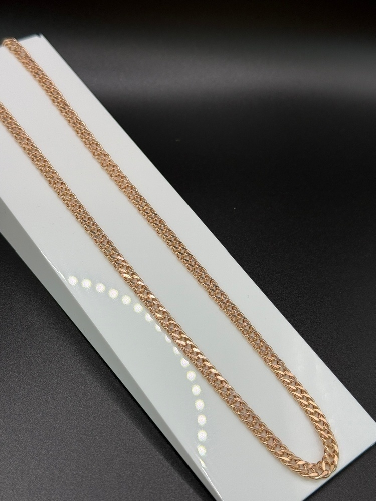 ЦЕПЬ ПУСТОТЕЛАЯ Ромб двойной (Au 585)