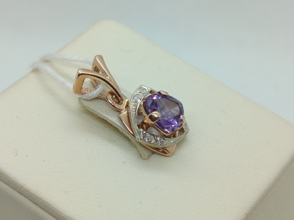 ПОДВЕСКА С КАМНЯМИ (Au 585)