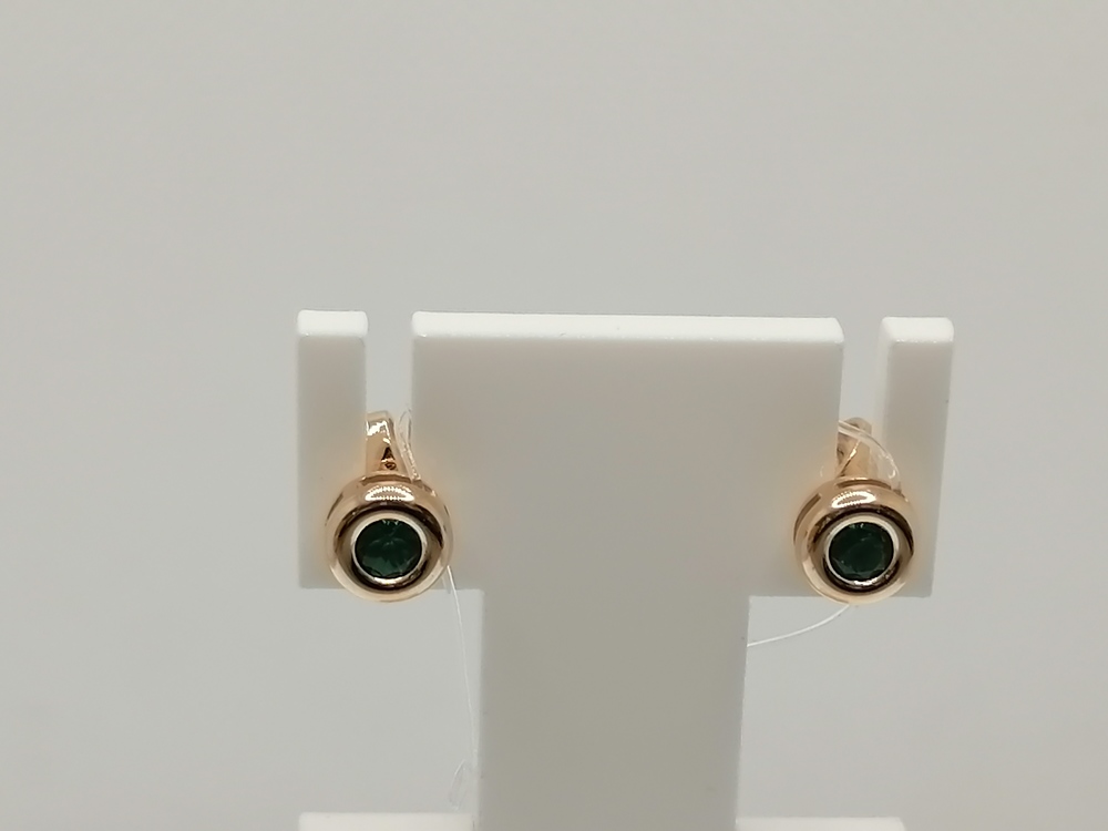 СЕРЬГИ ИЗУМРУД г.т. (Au 585)