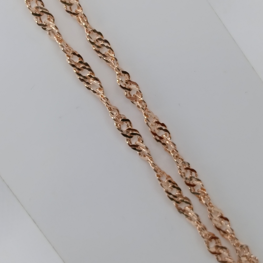 ЦЕПЬ ПУСТОТЕЛАЯ Сингапур (Au 585)