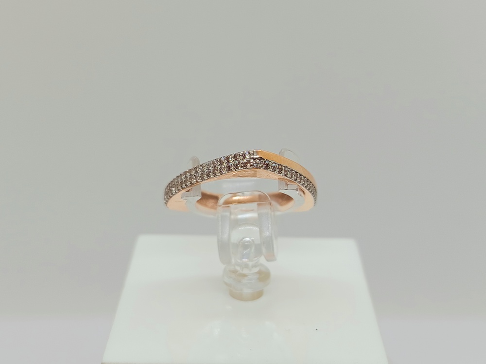 КОЛЬЦО С КАМНЯМИ (Au 585)