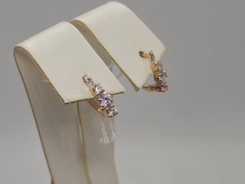 СЕРЬГИ С КАМНЯМИ (Au 585)