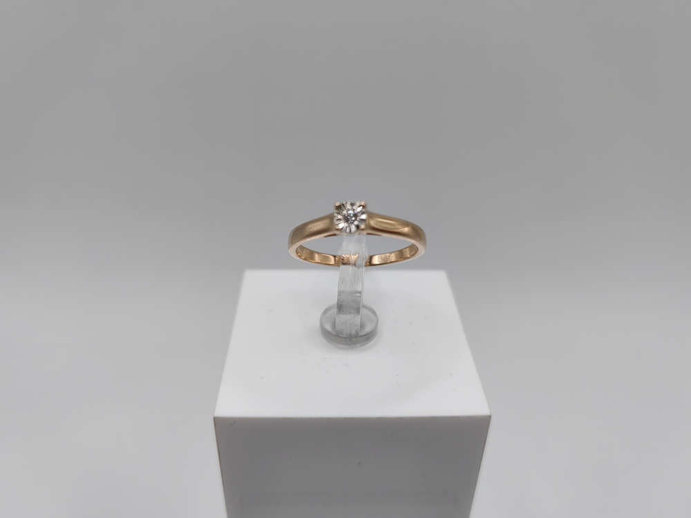 КОЛЬЦО БРИЛЛИАНТ Au 585