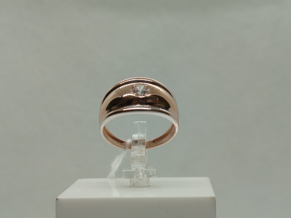 КОЛКМ585 КОЛЬЦО С КАМНЕМ (Au 585)