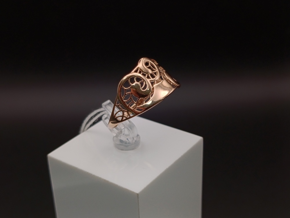 КОЛБКМ585 КОЛЬЦО БЕЗ КАМНЯ (Au 585)