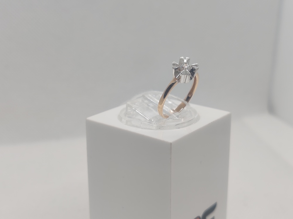 КОЛЬЦО БРИЛЛИАНТ Au 585