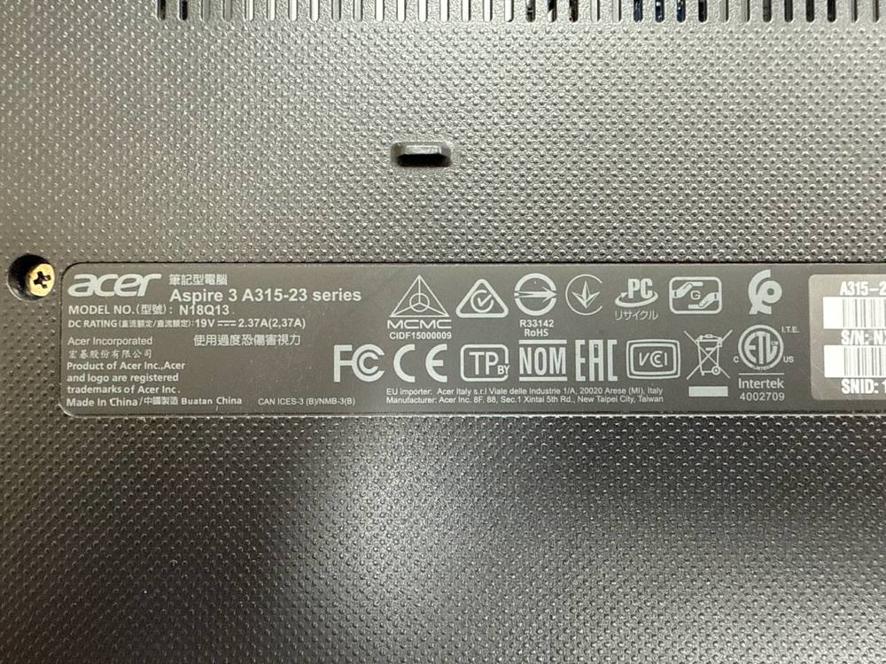 Ноутбук Acer Aspire 3; Silver 3050U, AMD Radeon (TM) Graphics, 4 Гб, Нет, 1 Tb