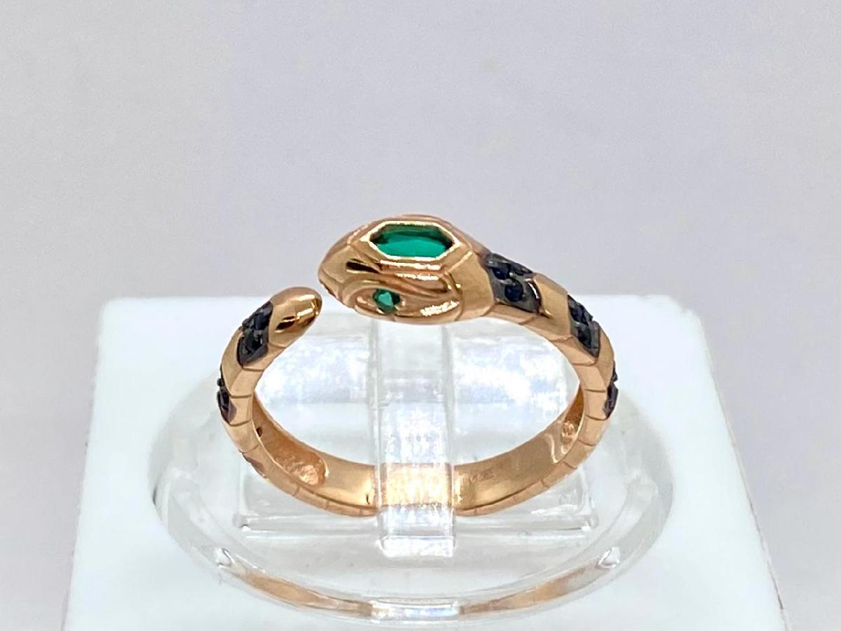 КОЛЬЦО С КАМНЯМИ (Au 585)