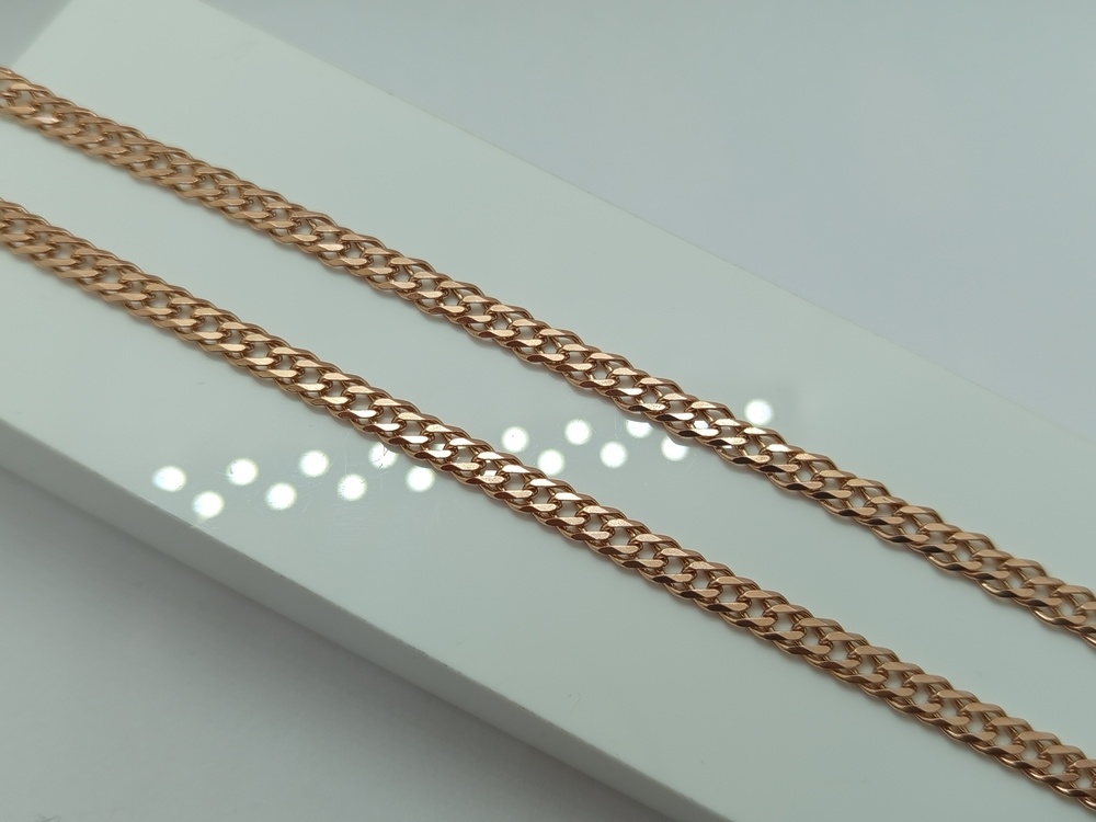 ЦЕПЬ ПОЛНОВЕСНАЯ Ромб двойной (Au 585)